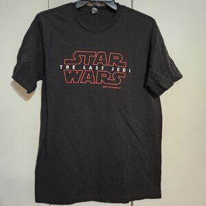 Small District Star Wars The Last Jedi Black Sci-Fi Shirt